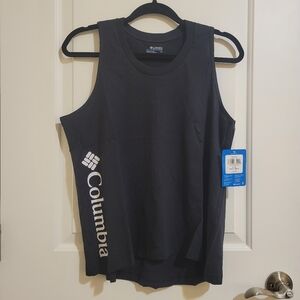 NWT Columbia Women's North Cascades Logo Tank Black L